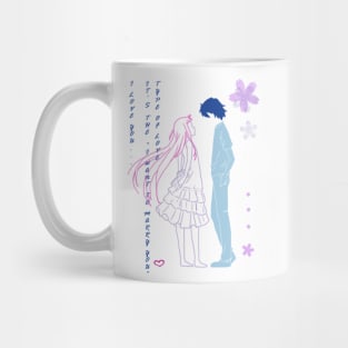 Ano Hana Letter Mug